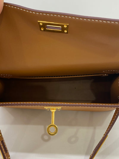 Hermes Mini Kelly Gold GHW