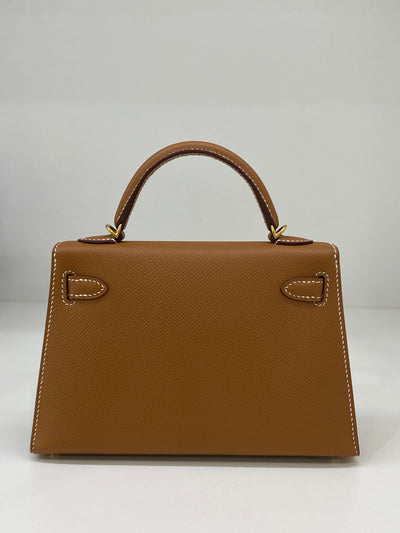 Hermes Mini Kelly Gold GHW