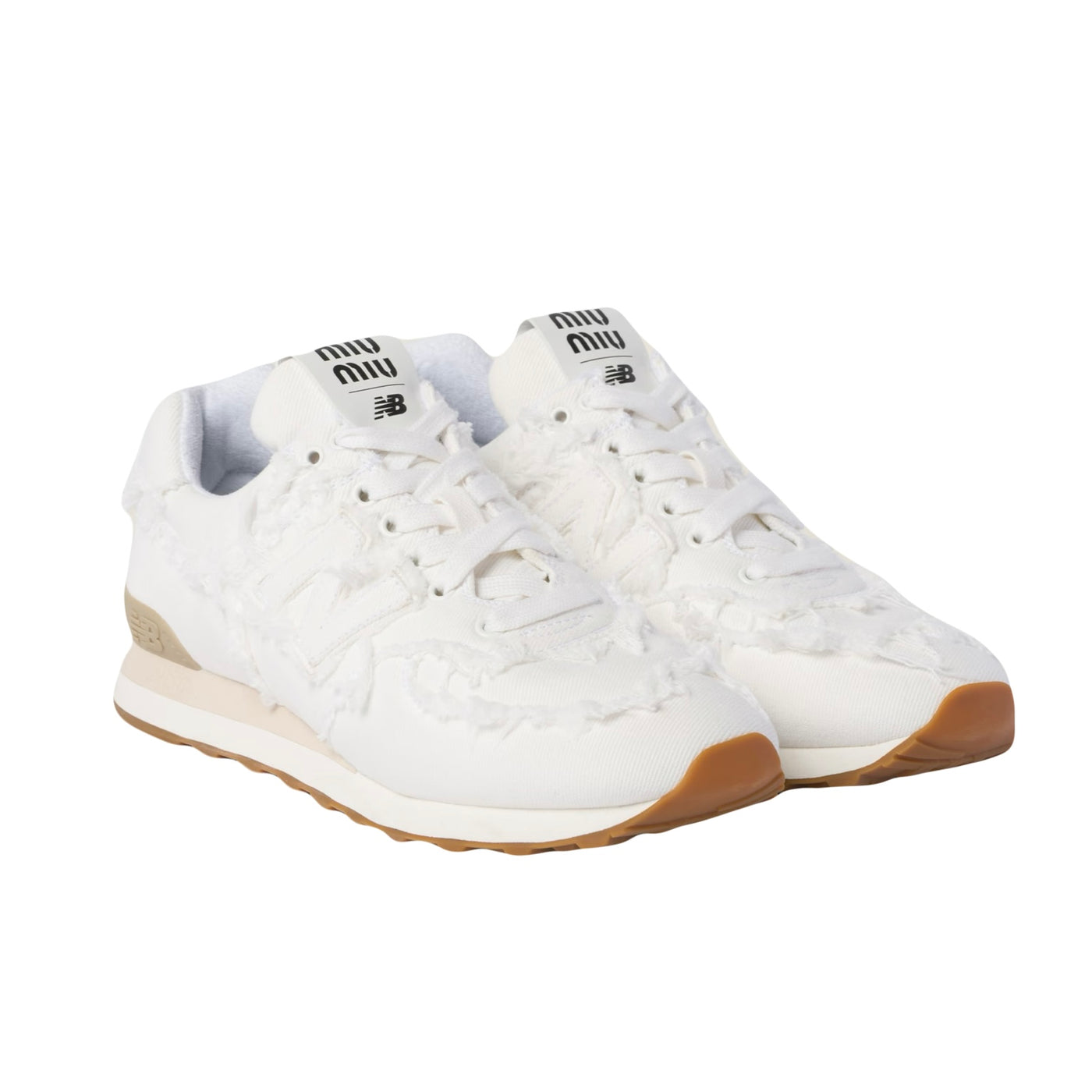 Miu Miu x New Balance White Sneakers - Size 38