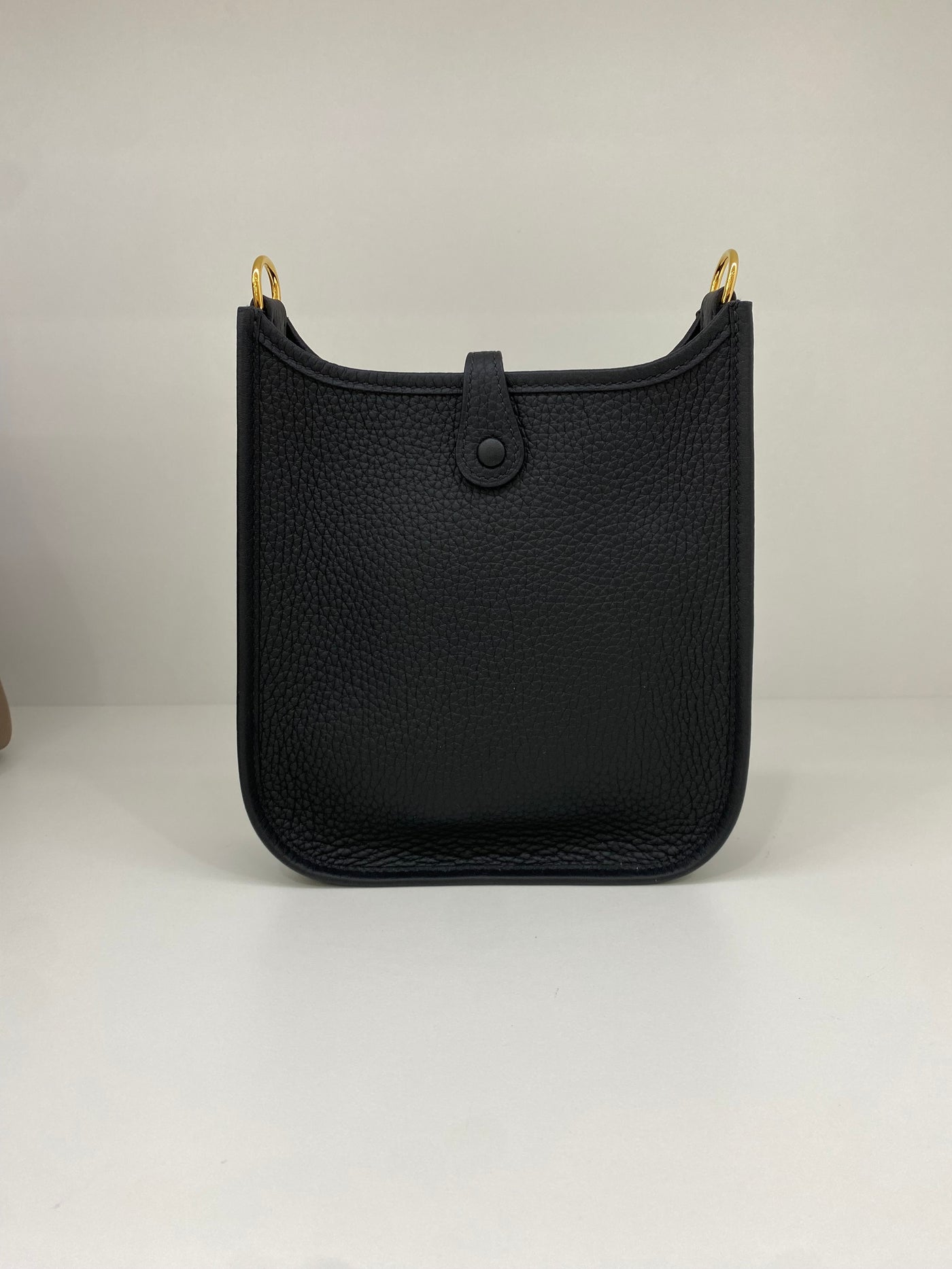 Hermès Mini Evelyne Noir GHW