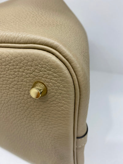 Hermes Picotin 22 Clemence Trench GHW