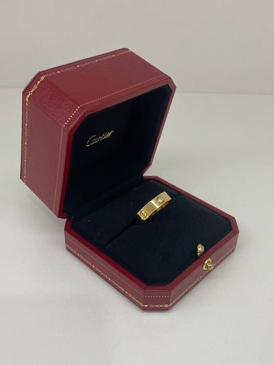 Cartier Love Ring With Diamonds YG Size 59