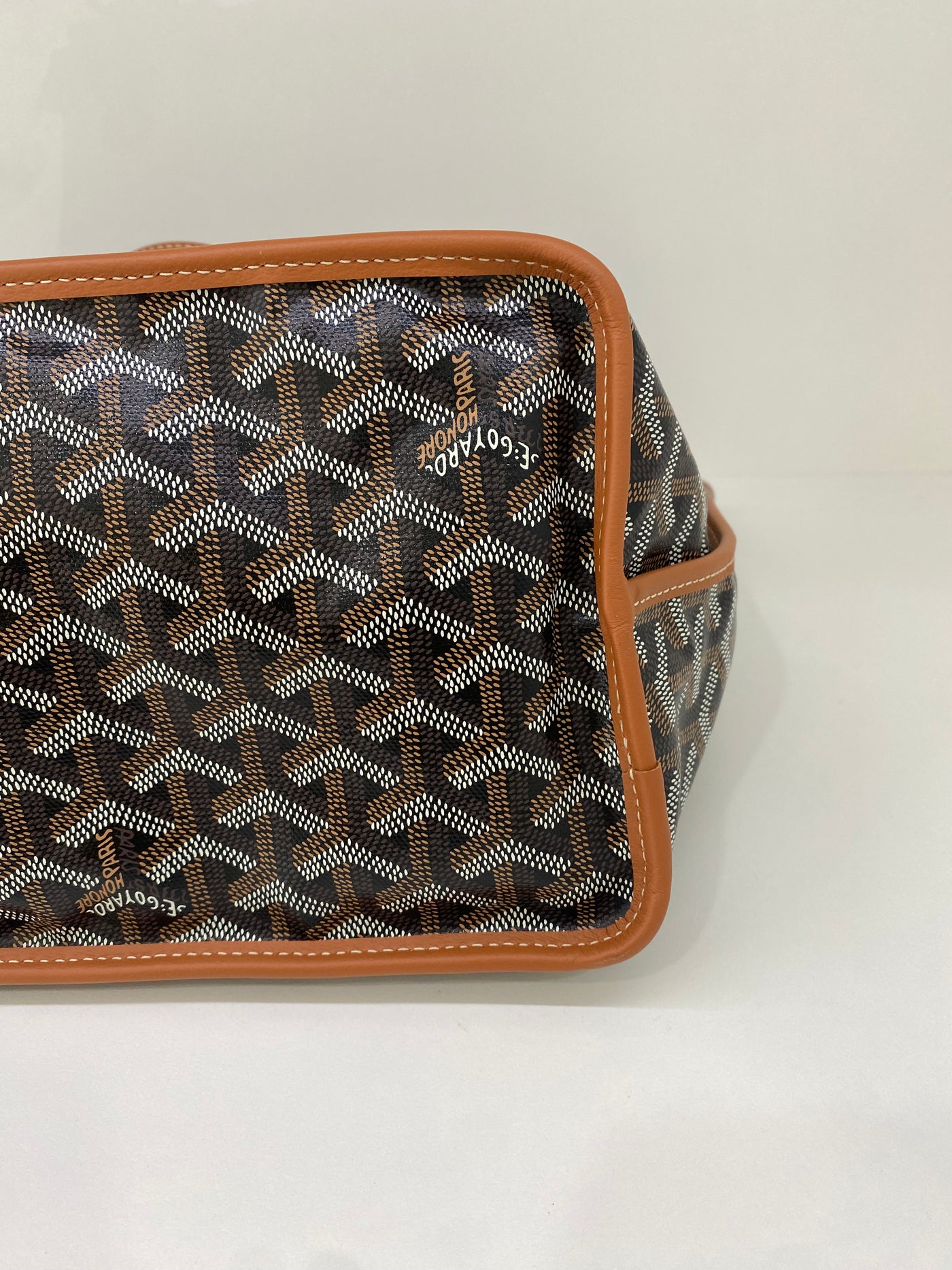 Goyard Anjou PM Black and Tan