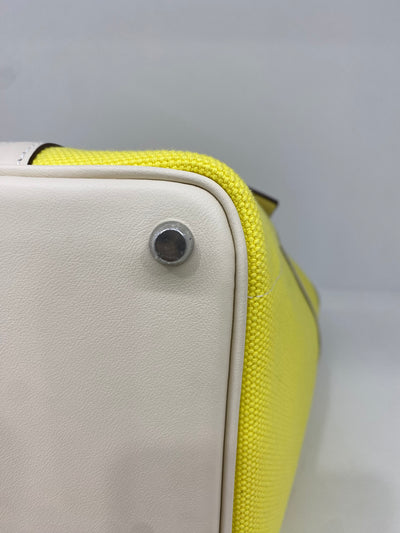 Hermes Picotin 18 Cargo Jaune Citron/Nata