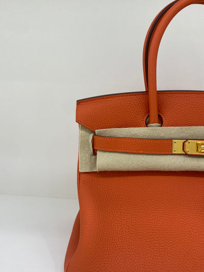 Hermes Birkin 30 Orange GHW