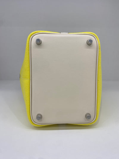 Hermes Picotin 18 Cargo Jaune Citron/Nata