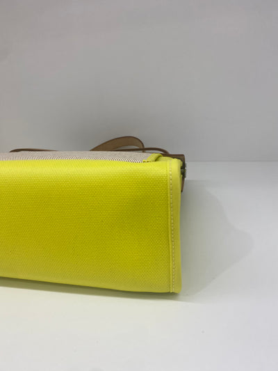Hermes Herbag 31 PM - Lime PHW (c stamp)