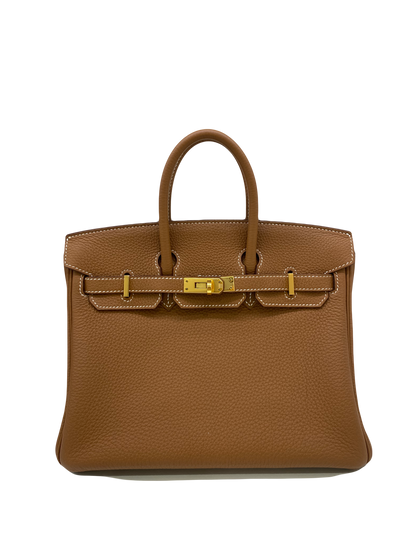 Hermes Birkin 25 Gold GHW