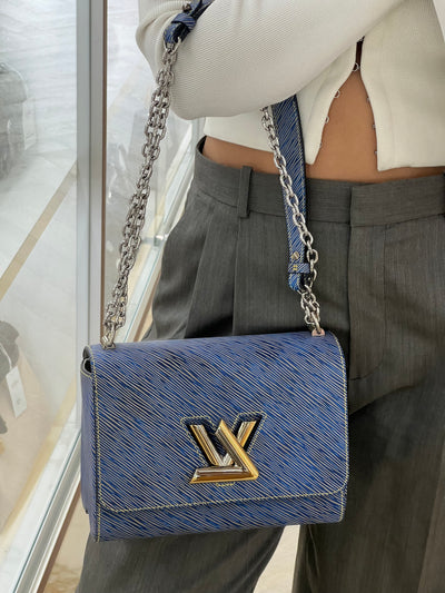 Louis Vuitton Twist MM Blue