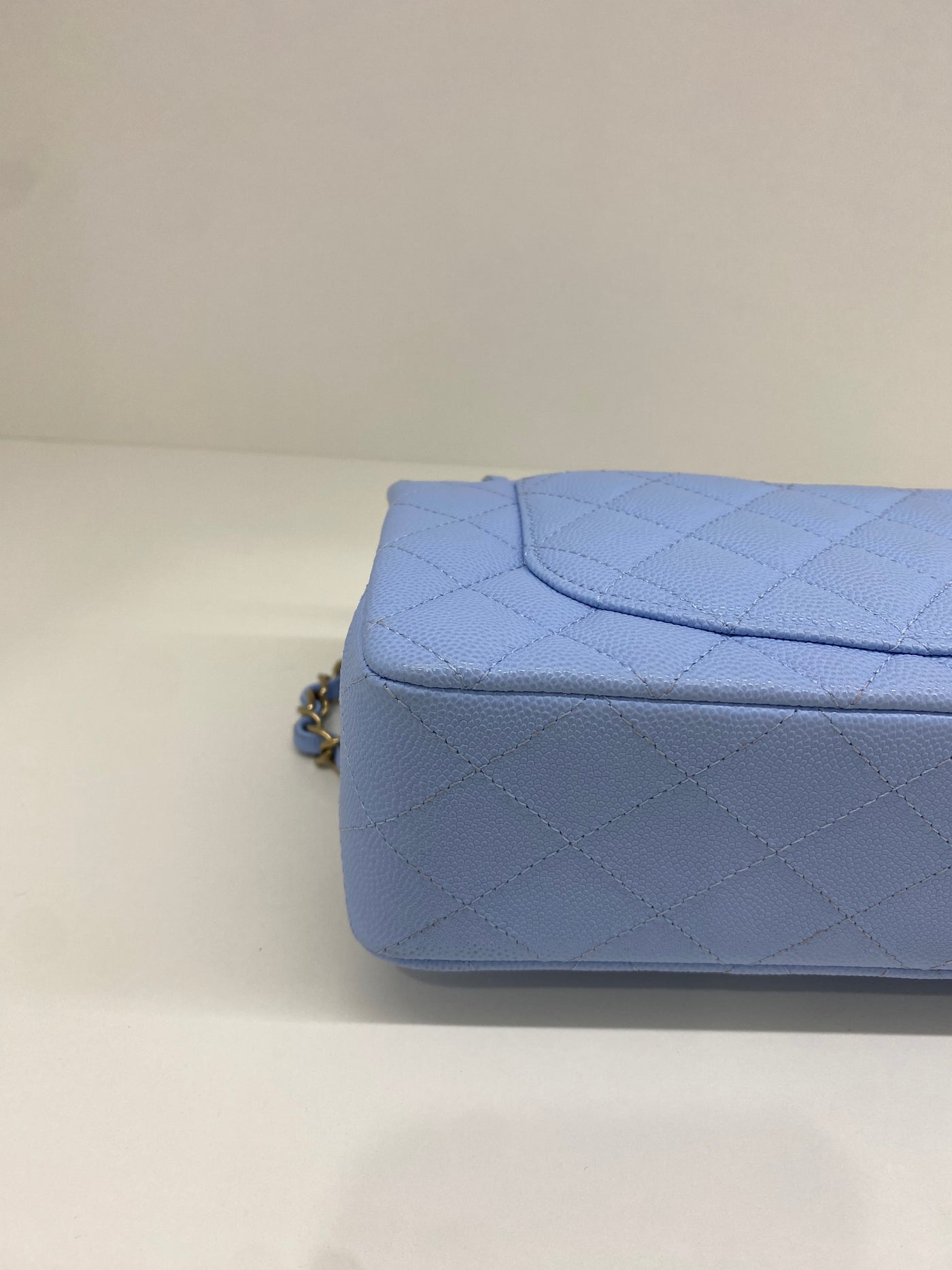 Chanel Classic Flap Small - Light blue CGHW (microchipped)