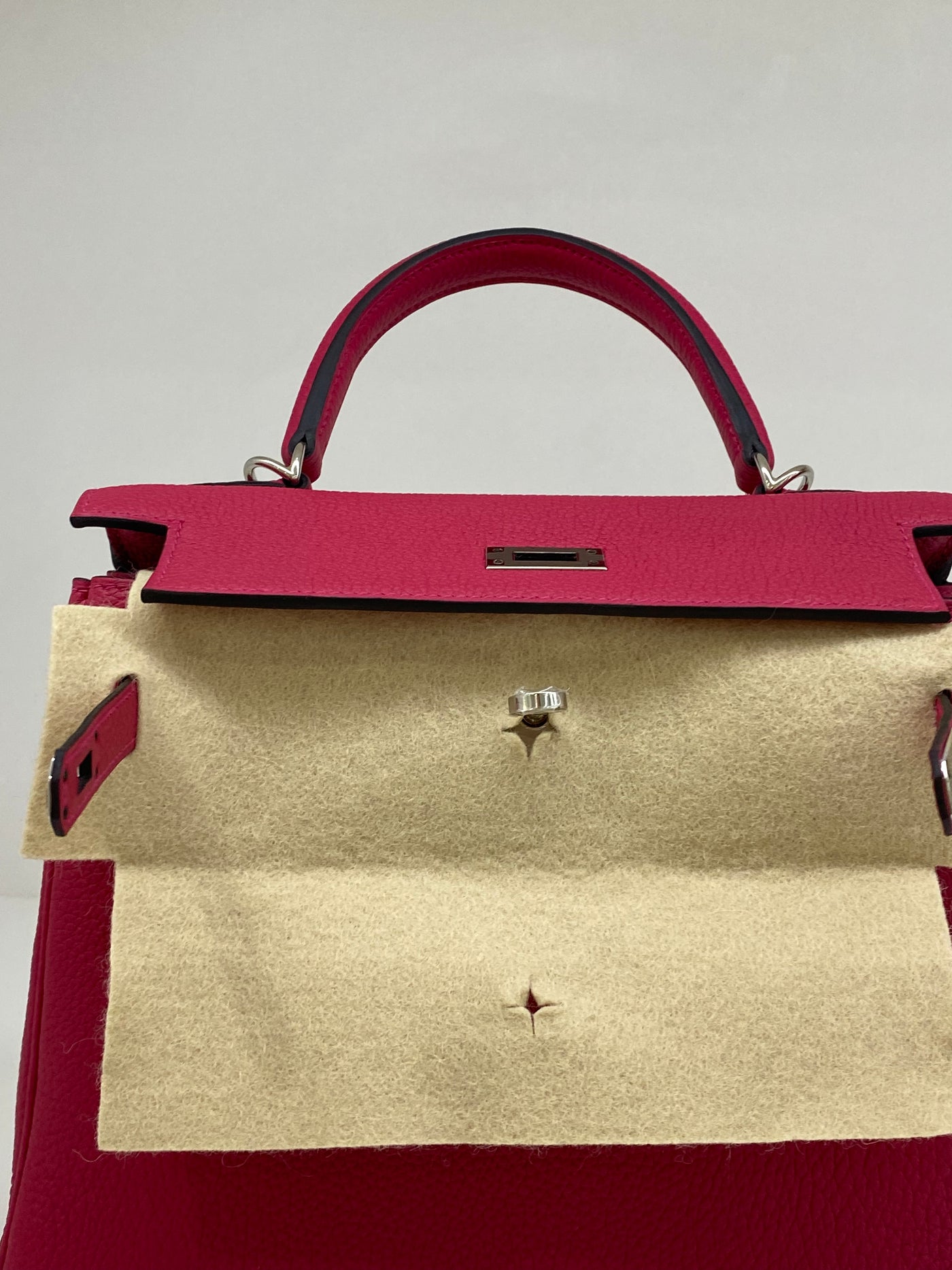 Hermes Kelly 25 Framboise PHW