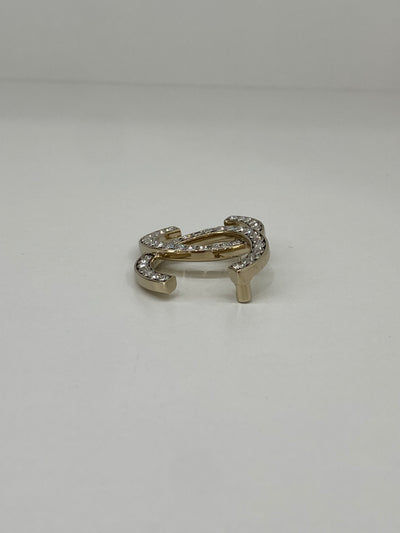 Chanel CC Diamante Brooch