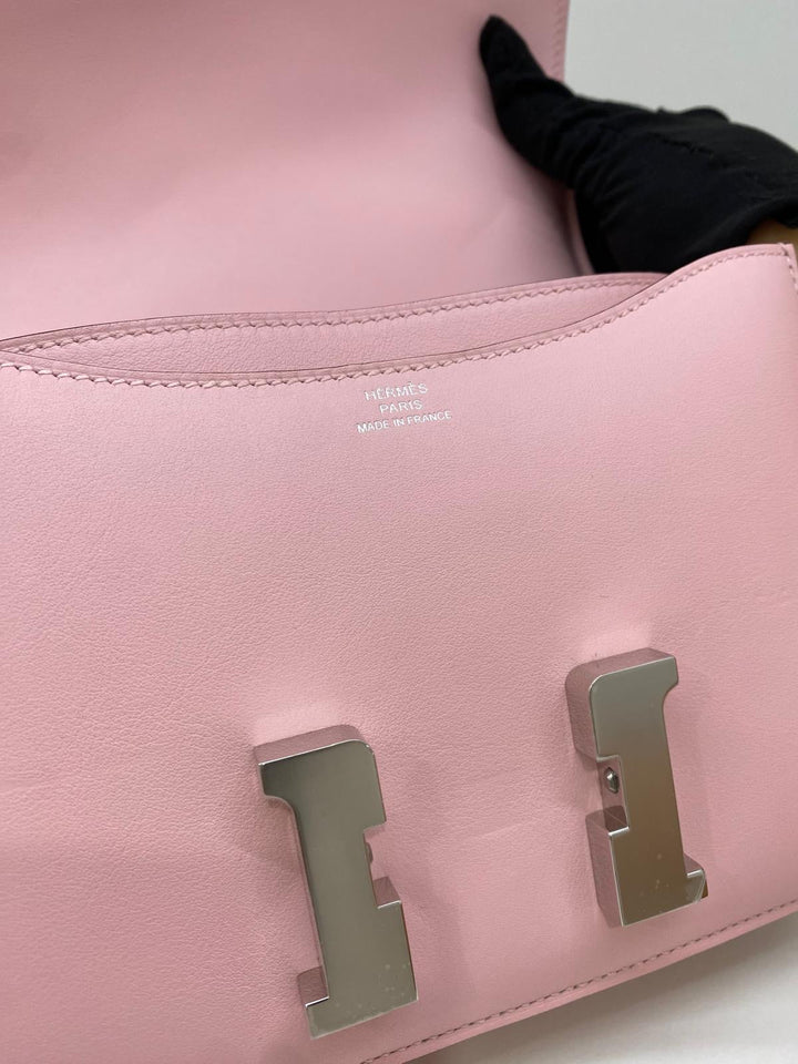 Hermes Mini Constance Rose Sakura PHW – PH Luxury Consignment