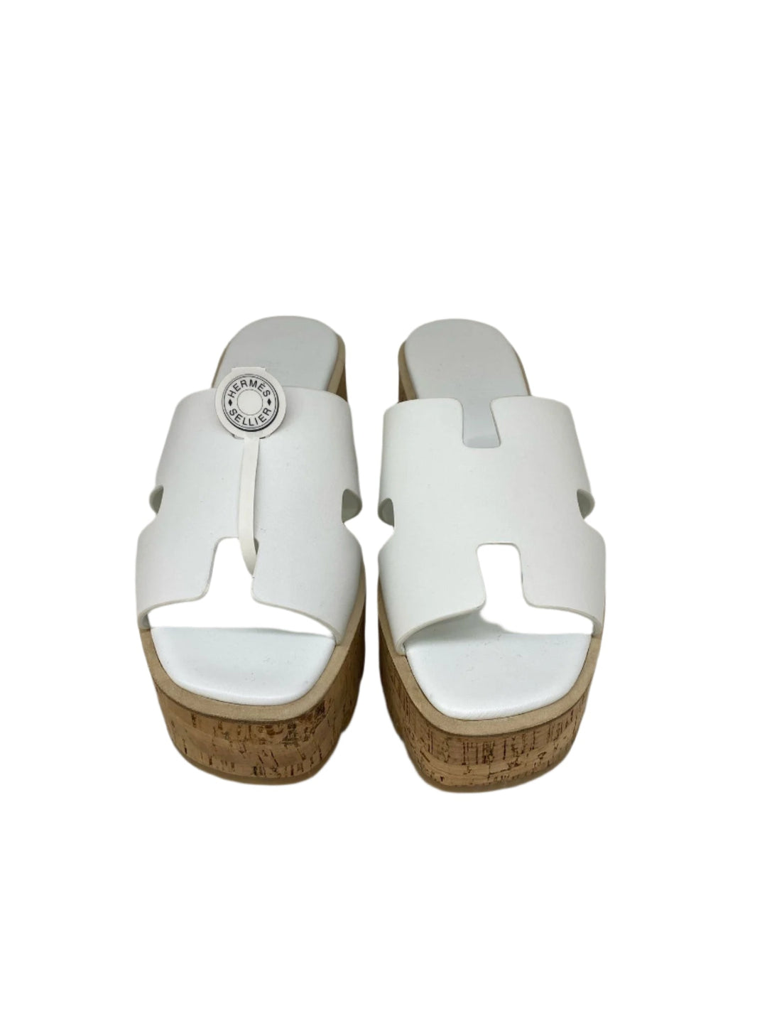 Hermes Eze 30 Heel Wedge White Size 37 – PH Luxury Consignment