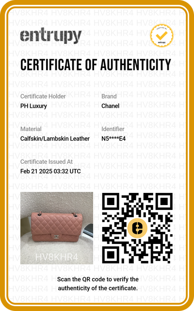 Chanel Classic Flap Salmon Lambskin Medium SHW - Microchipped