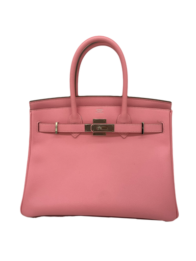 Hermes Birkin 30 Rose Confetti PHW
