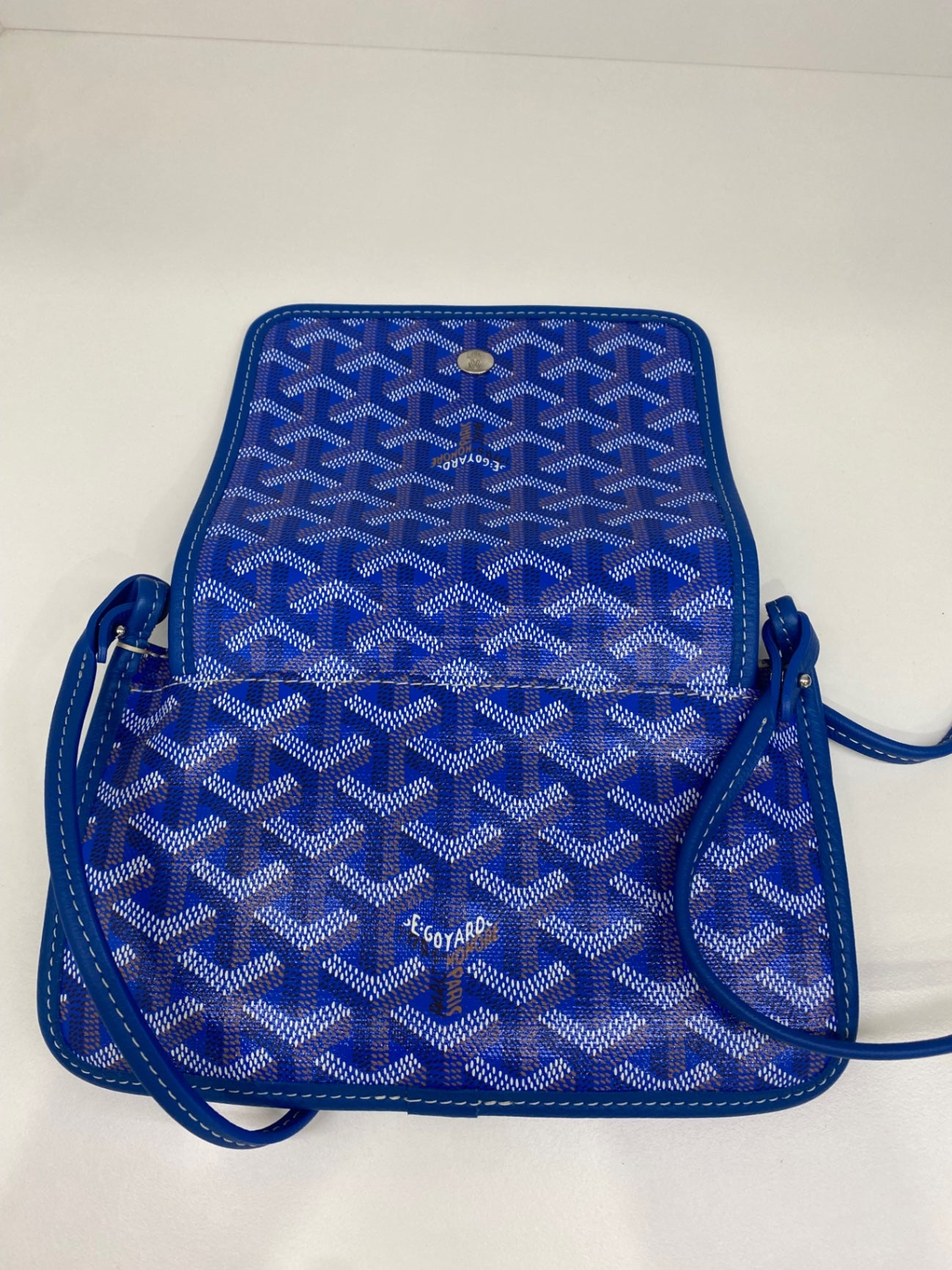 Goyard Plumet Bag Blue