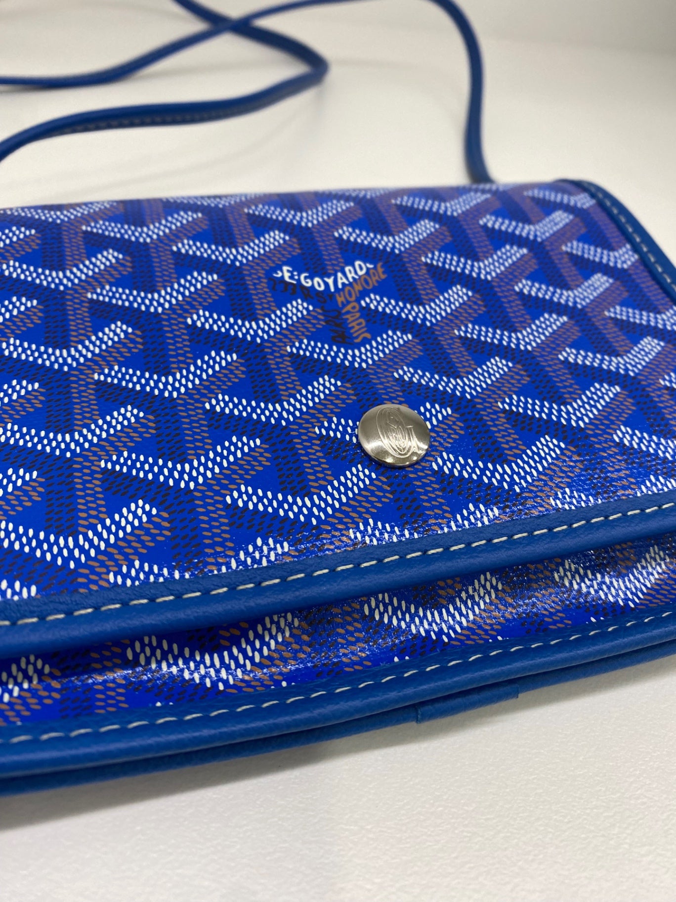 Goyard Plumet Bag Blue