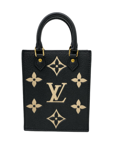 Louis Vuitton Handbag Black and beige