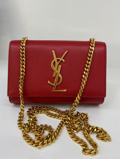 Saint Laurent Clutch Bag Red