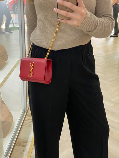 Saint Laurent Clutch Bag Red