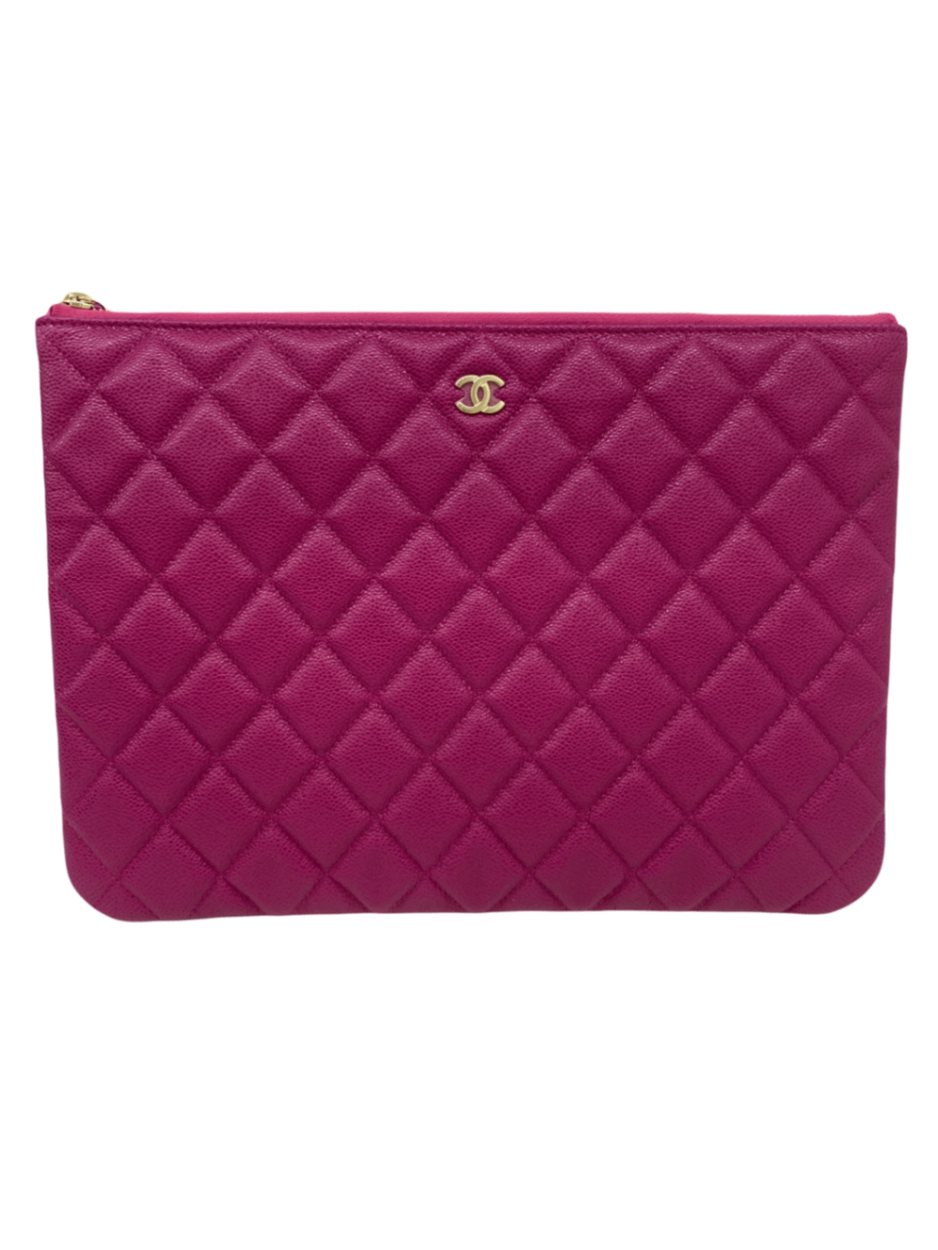 Chanel Pouch Fuchsia Caviar