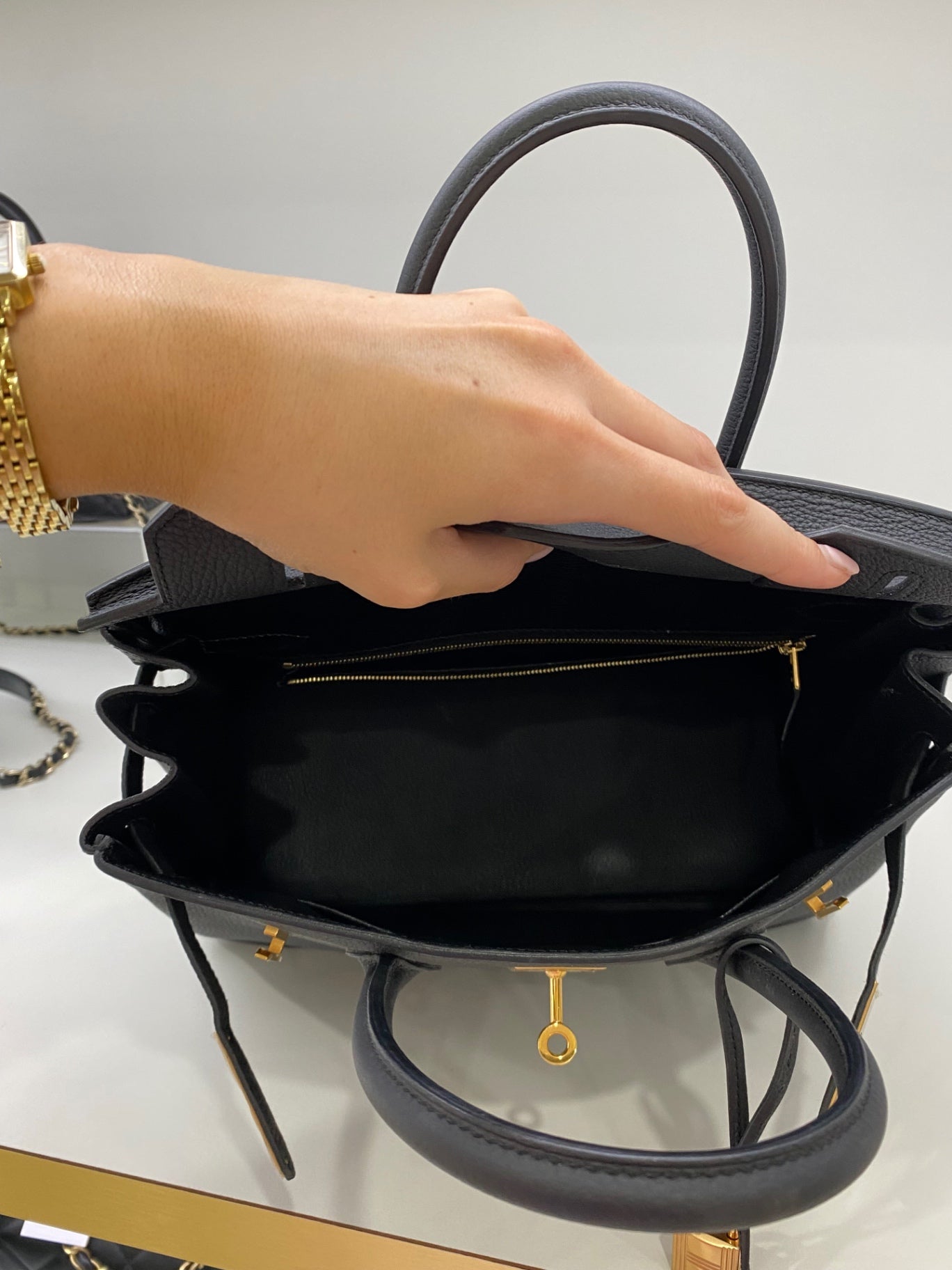 Hermes Birkin Black 30 GHW