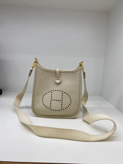 Hermes Mini Evelyne Craie GHW