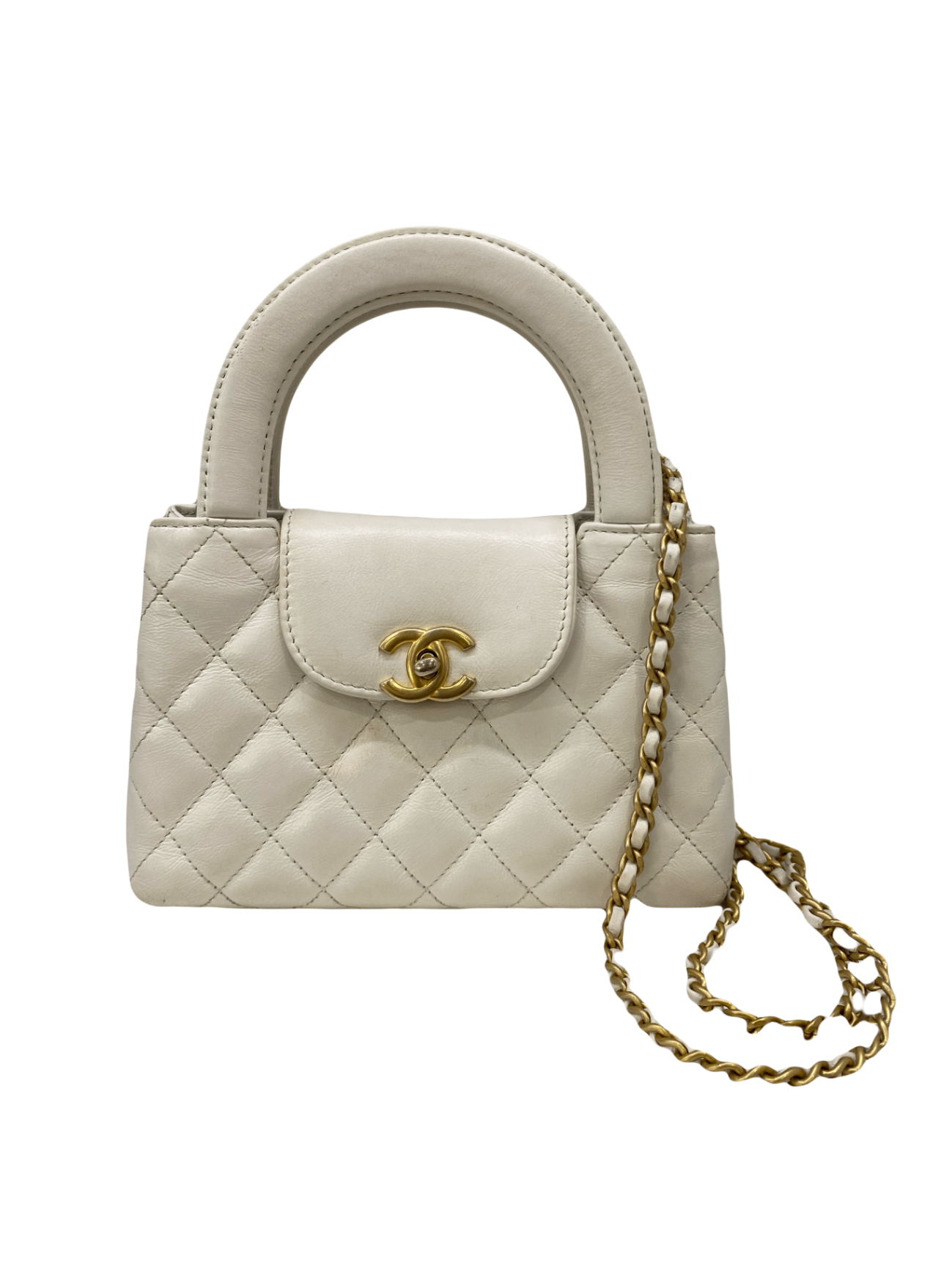 Chanel Handbag Cream White