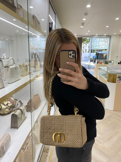 Dior Handbag Beige and Gold