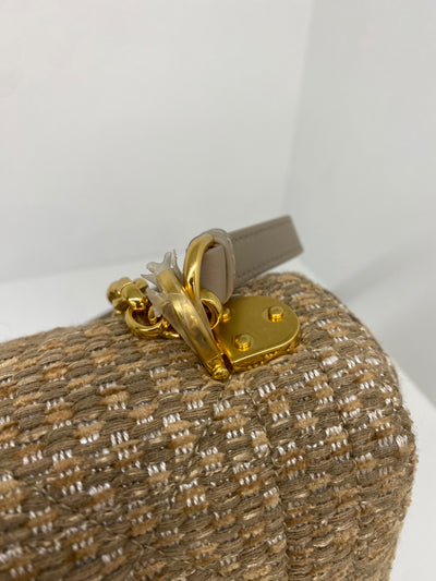 Dior Handbag Beige and Gold