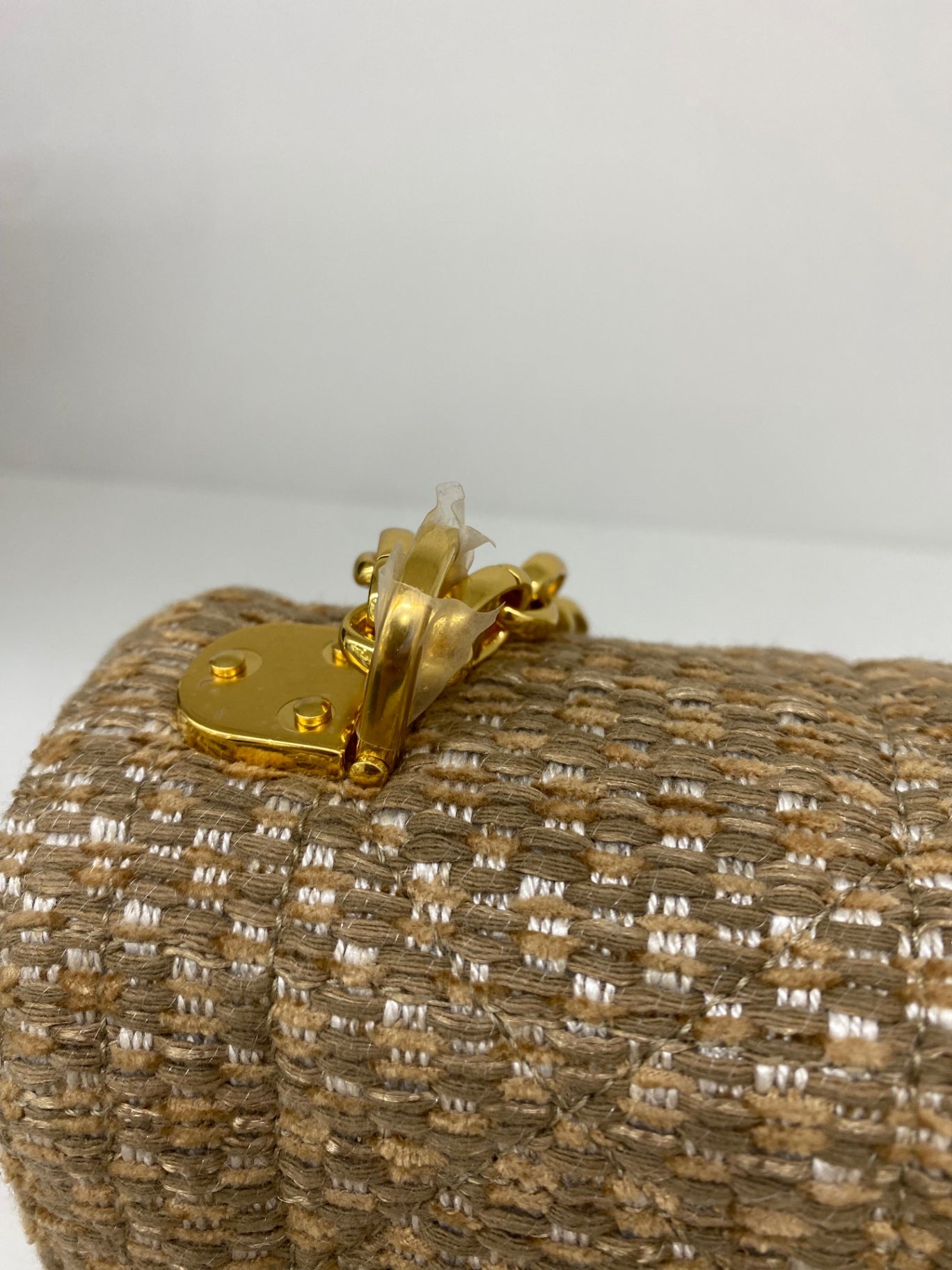 Dior Handbag Beige and Gold