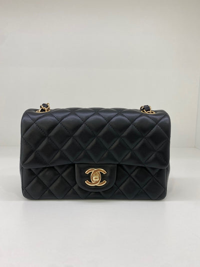 Black Chanel Mini Rectangle Flap CGHW