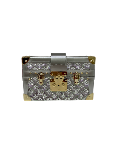 Louis Vuitton Clutch Bag Silver and Gold