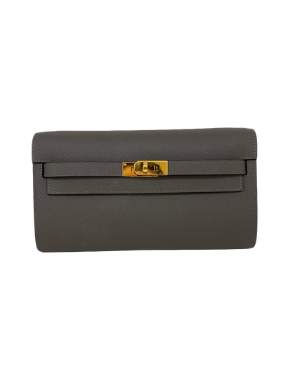 Hermès Clutch Bag Gray