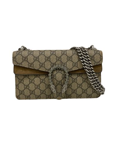 Gucci Handbag Beige and Brown