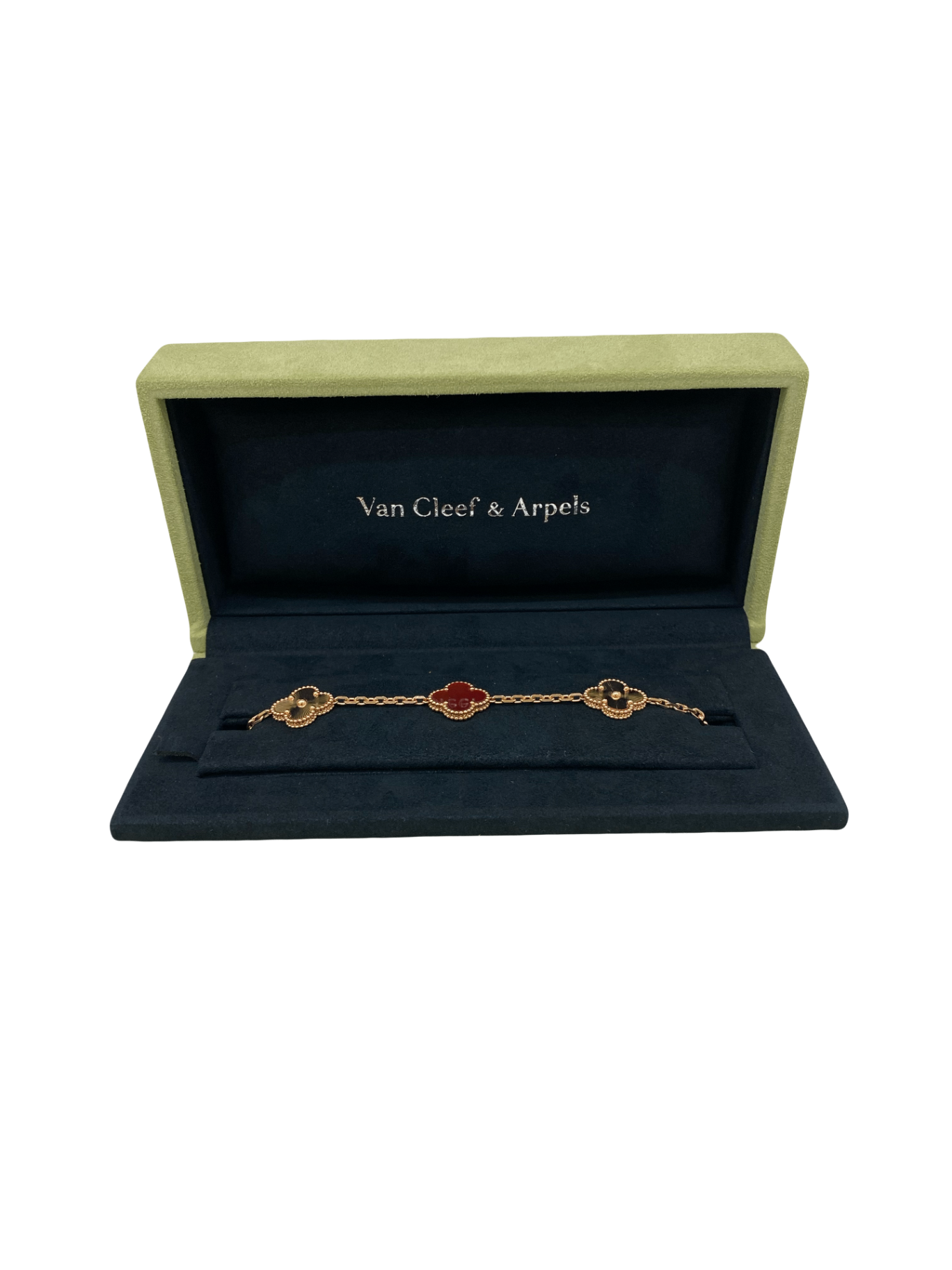 Van Cleef & Arpels Jewelry Set Gold and Red