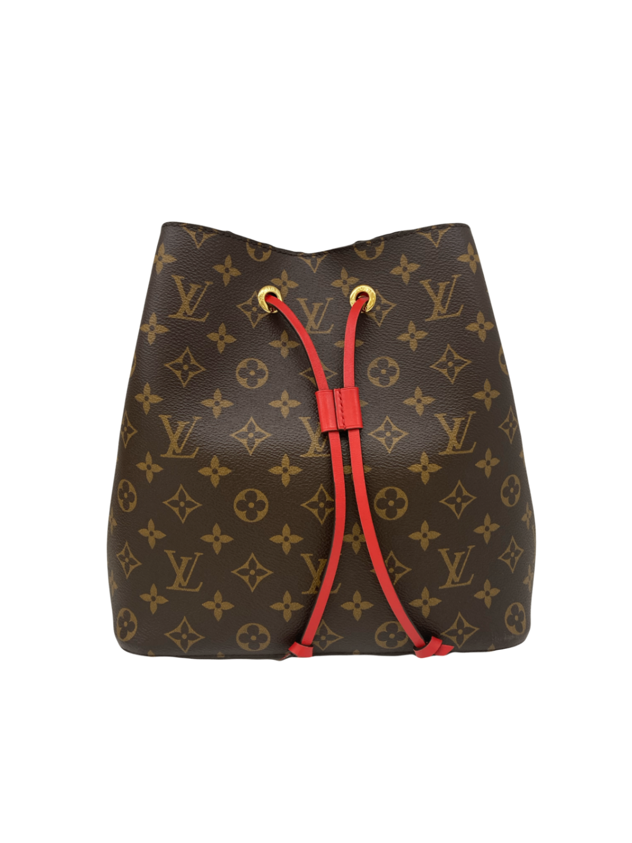 Louis Vuitton Bag Brown with Red accents