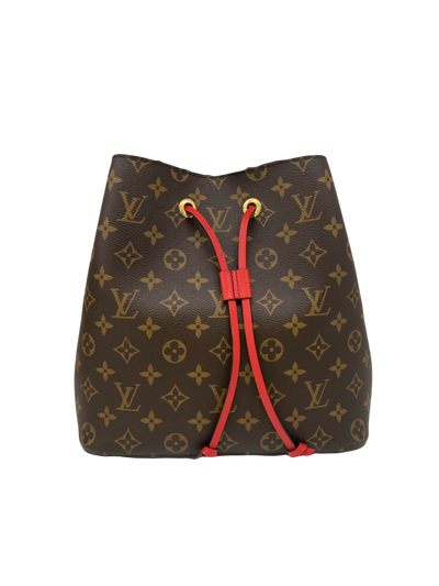 Louis Vuitton Bag Brown with Red accents