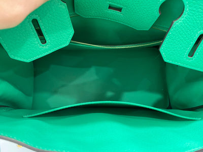 Hermès Birkin 30 Menthe GHW
