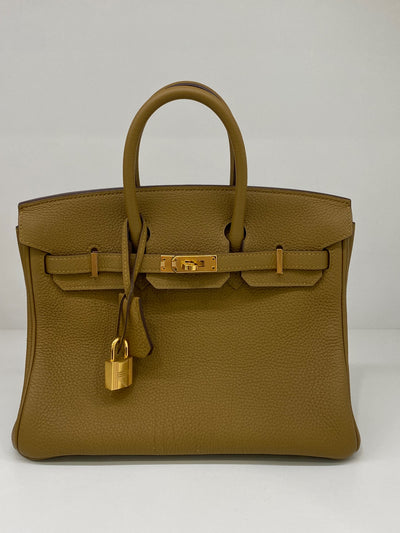 Hermes Birkin 25 Bronze Dore GHW