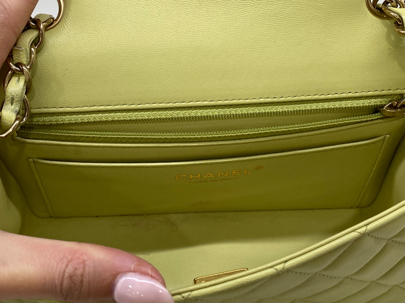 Chanel Shoulder Bag Yellow