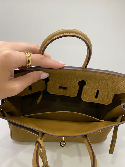 Hermes Birkin 25 Bronze Dore GHW