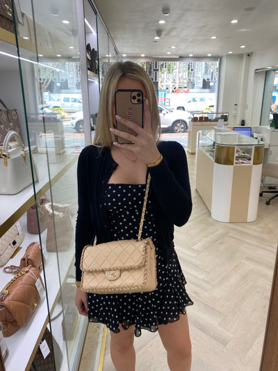 Chanel Shoulder Bag Beige