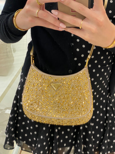 Prada Shoulder Bag Gold