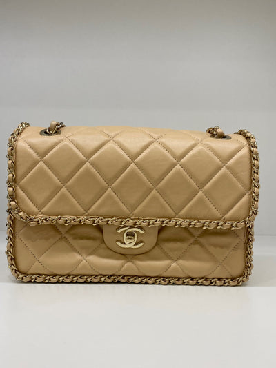 Chanel Shoulder Bag Beige