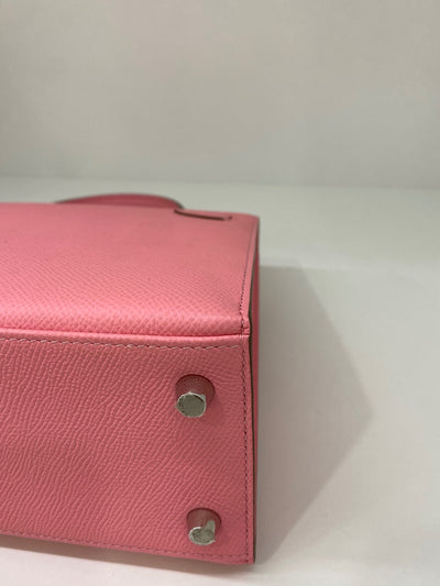 Hermes Kelly 25 Rose Confetti PHW