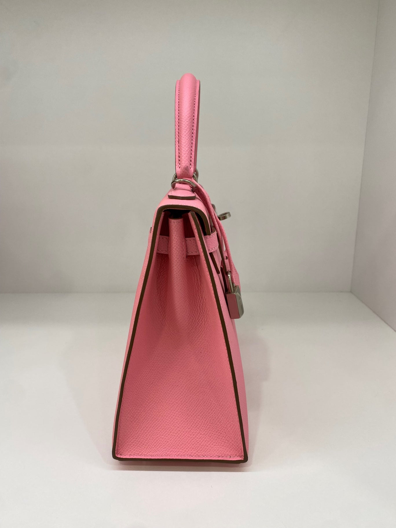 Hermes Kelly 25 Rose Confetti PHW