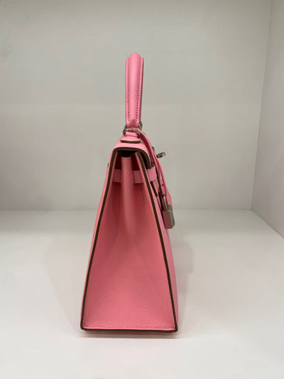 Hermes Kelly 25 Rose Confetti PHW