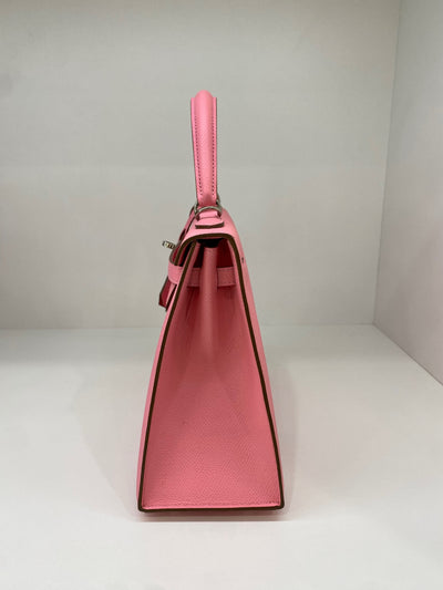 Hermes Kelly 25 Rose Confetti PHW